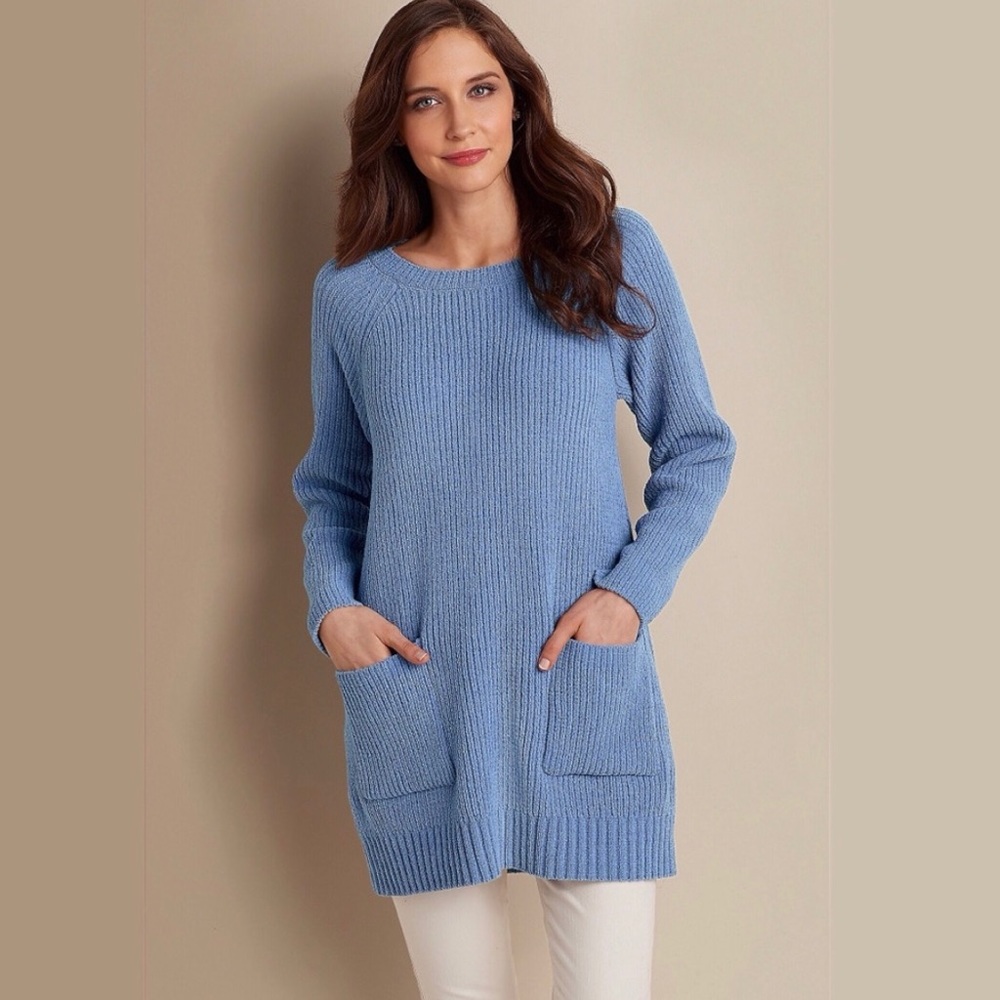Soft Surroundings Cozy Chenille Pullover Sweater